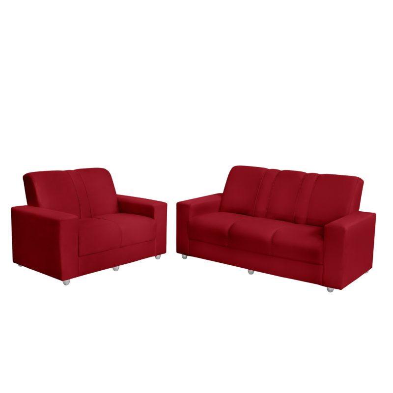 ゅーぅ ソファ Sofá Retrátil Reclinável Zurique Suede Velut com Molas