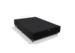 Base Box Baú Casal Preto Califórnia