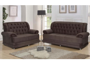 Conjunto de Sofá 3 e 2 Lugares Suede Finlândia