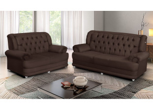 Conjunto de Sofá 2,00 x 1,50m 3 e 2 Lugares Suede Finlândia