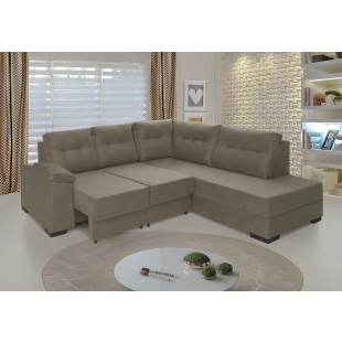 sofá holanda suede vegetale castor ambiente 