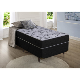 Cama Box Conjugado Suiça Solteiro com molas enscadas