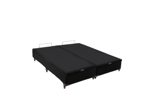 Base Box Baú Queen Preto Califórnia	