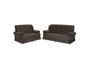 Conjunto de Sofá 3 e 2 Lugares Suede Finlândia