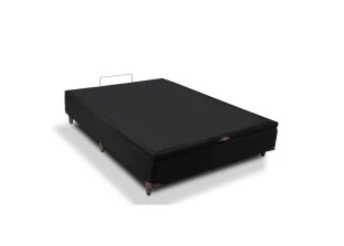 Base Box Baú Casal Preto Califórnia