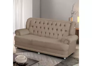 Sofá 3 Lugares Suede Finlândia 