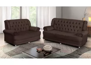 Conjunto de Sofá 2,00 x 1,50m 3 e 2 Lugares Suede Finlândia