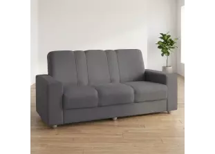 Sofá 1,74m 3 Lugares Suede Roma
