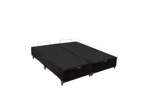 Base Box Baú Queen Preto Califórnia	