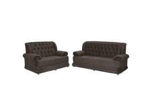 Conjunto de Sofá 3 e 2 Lugares Suede Finlândia