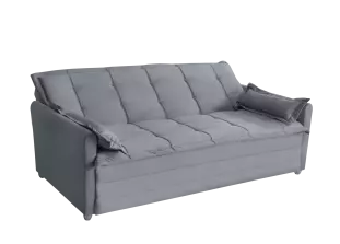 Sofá Cama 2,00m 3 Lugares Suede Vienna