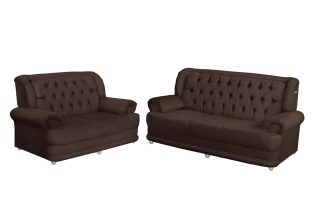 Conjunto de Sofá 3 e 2 Lugares Suede Finlândia