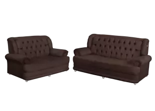 Conjunto de Sofá 2,00 x 1,50m 3 e 2 Lugares Suede Finlândia